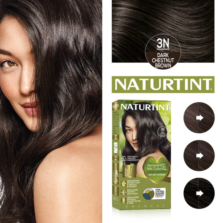 3N - CHATAIN FONCE 170 ml.