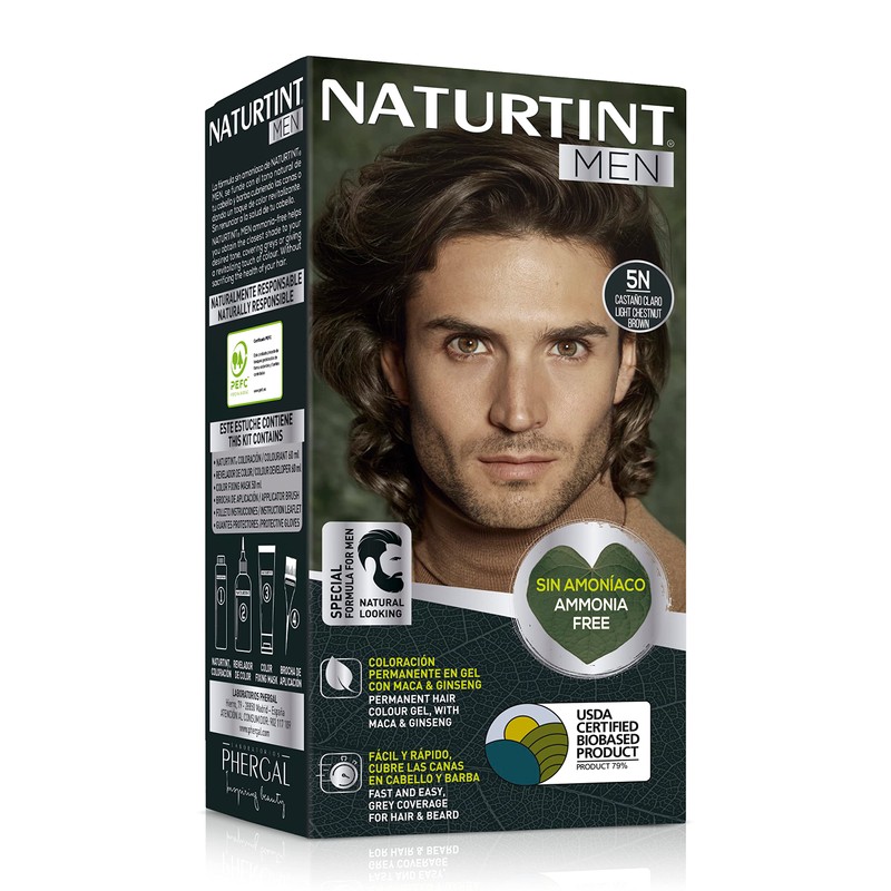 5N-CHATAIN CLAIR  150 ml Coloration Permanente Homme