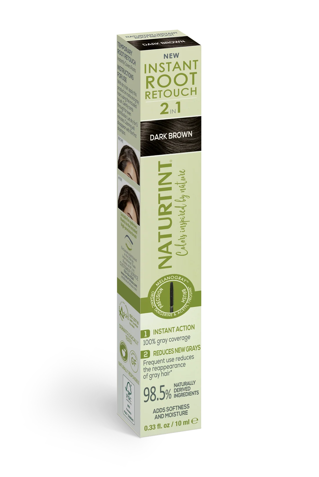 Naturtint Instant Root Retouch Brun foncé